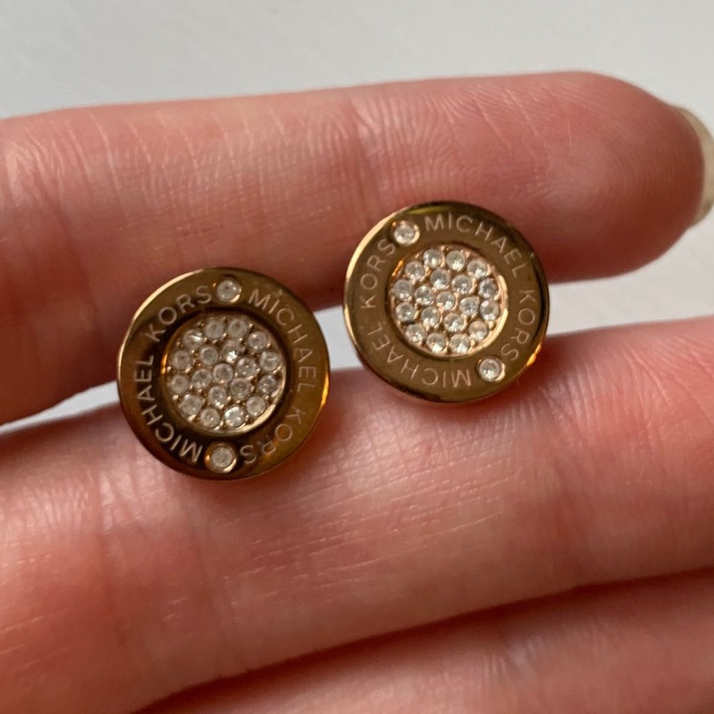 Michael Kors Rose Gold Earinngs